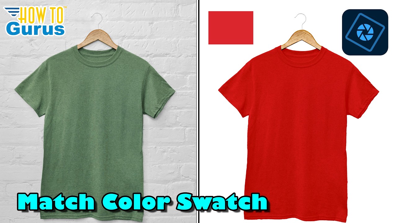 Recolor ANY T-Shirt to ANY Color in Seconds in Adobe Photoshop Elements!