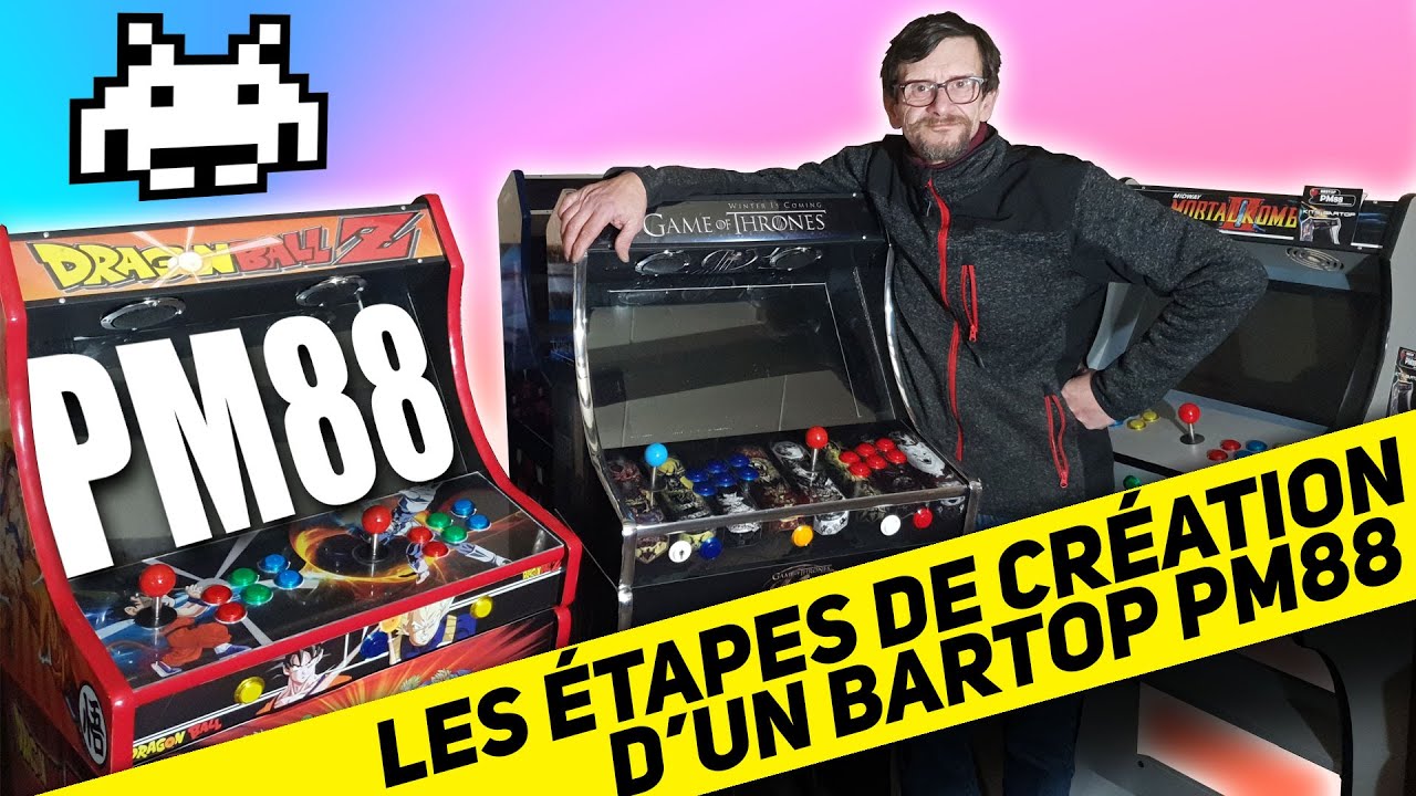 PM88 : Création d'un BARTOP arcade de A à Z