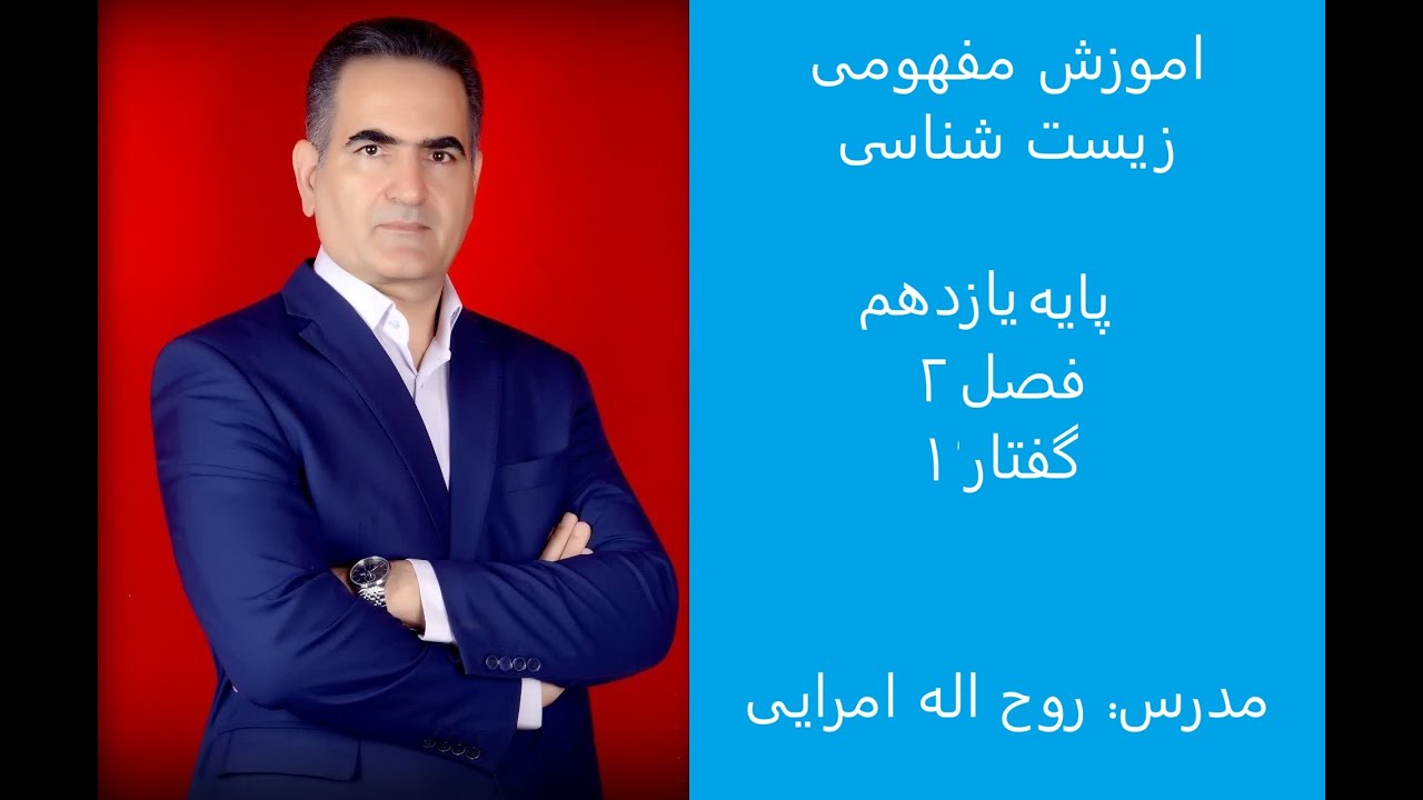 آموزش مفهومی زیست شناسی یازدهم فصل 2 گفتار 1