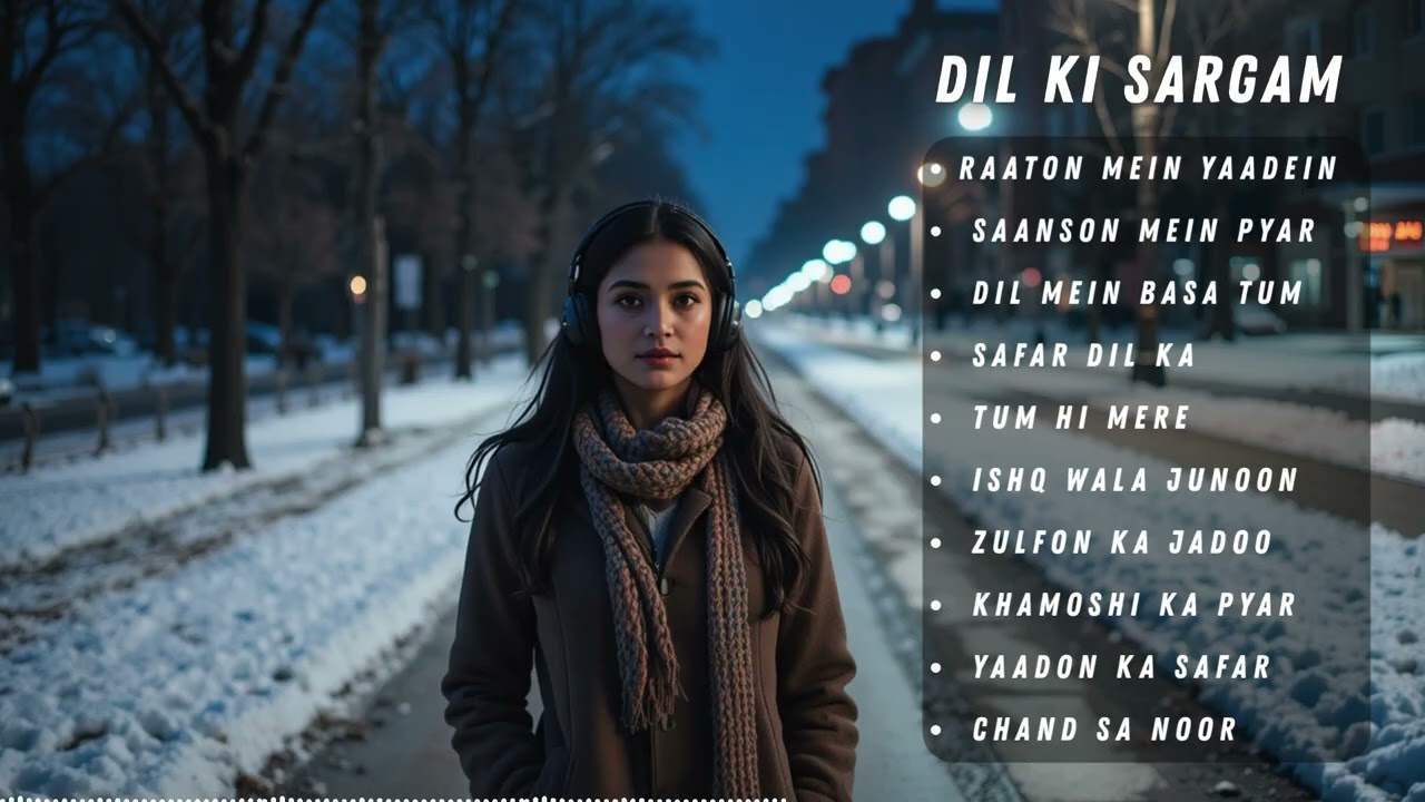 🖤 Soft Midnight Romantic Hindi Songs | Emotional Love Song Abroad Feel