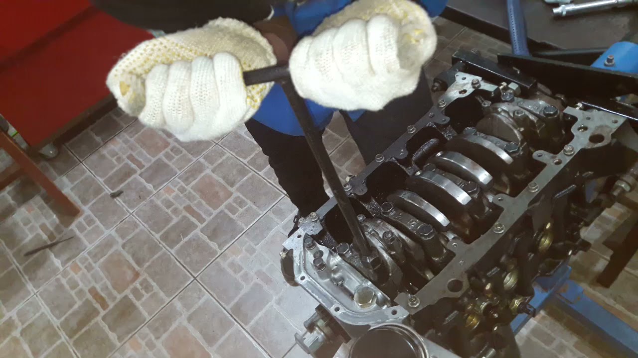cara menggunakan plastik tauge utk mengukur celah oli main jurnal crankshaft