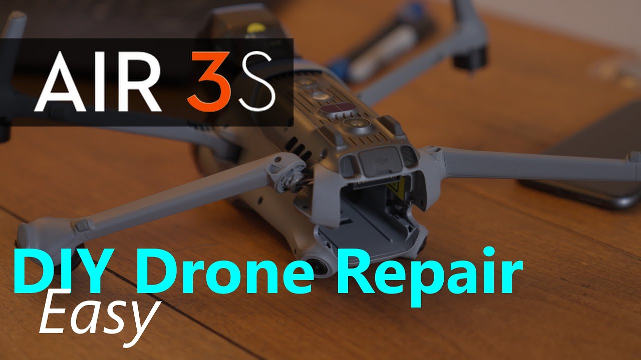 Dji Air3s Drone Leg Axis Repair From Crash - DIY Easy & Cheap