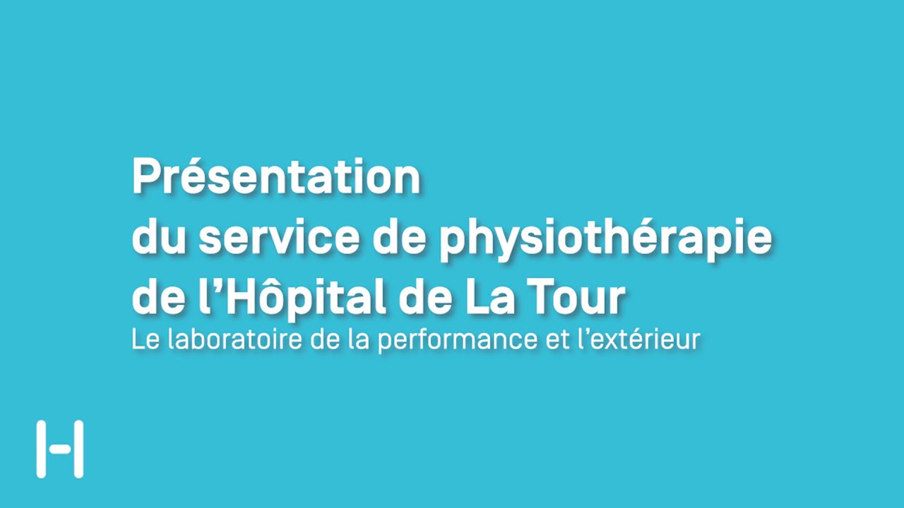 Le service de physiothérapie - Le laboratoire de la performance et l'extérieur