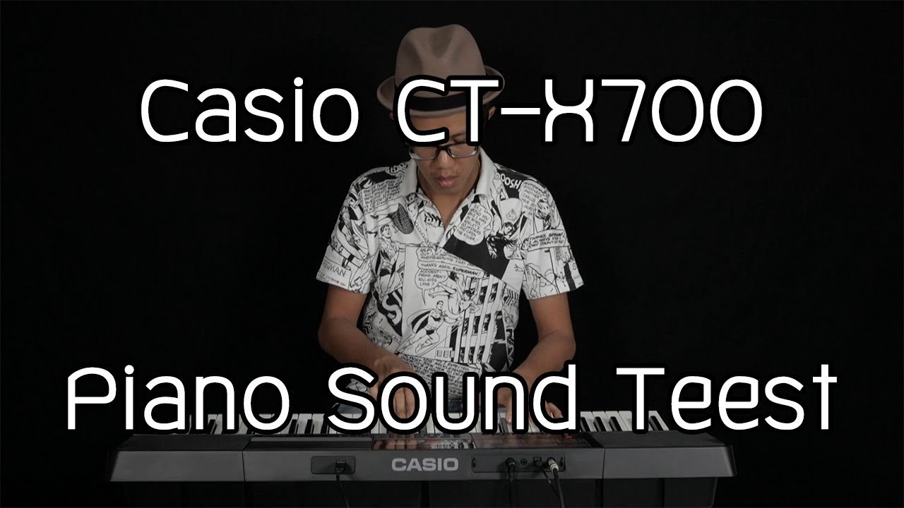 Casio CT-X700 Piano Sound Test by ตองพี