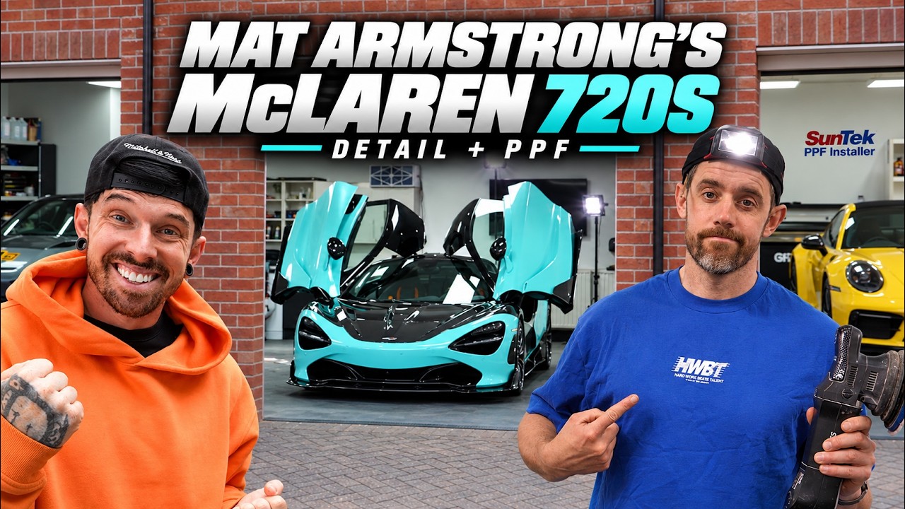 MAT ARMSTRONG HANDED ME THE KEYS TO HIS MCLAREN
