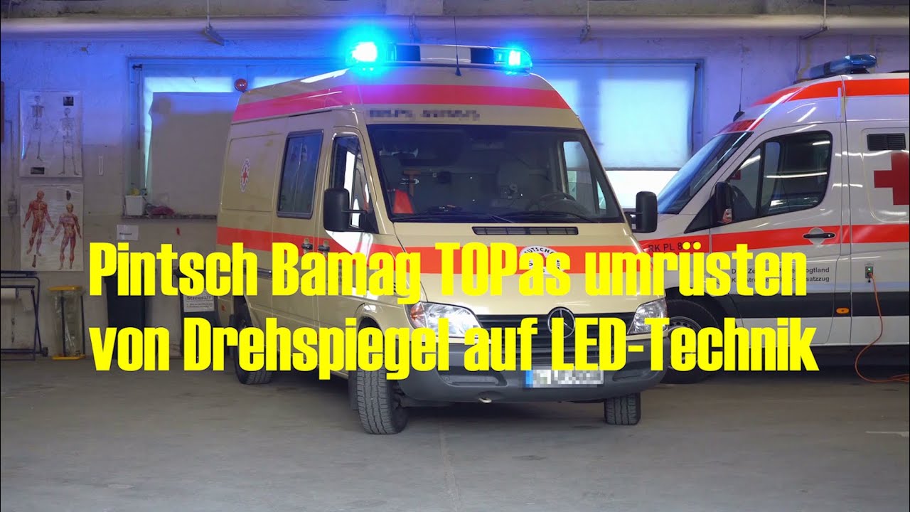 Pintsch Bamag TOPas umrüsten - von Drehspiegel zu LED [Kundenvideo] | Sondersignalanlagen Trela