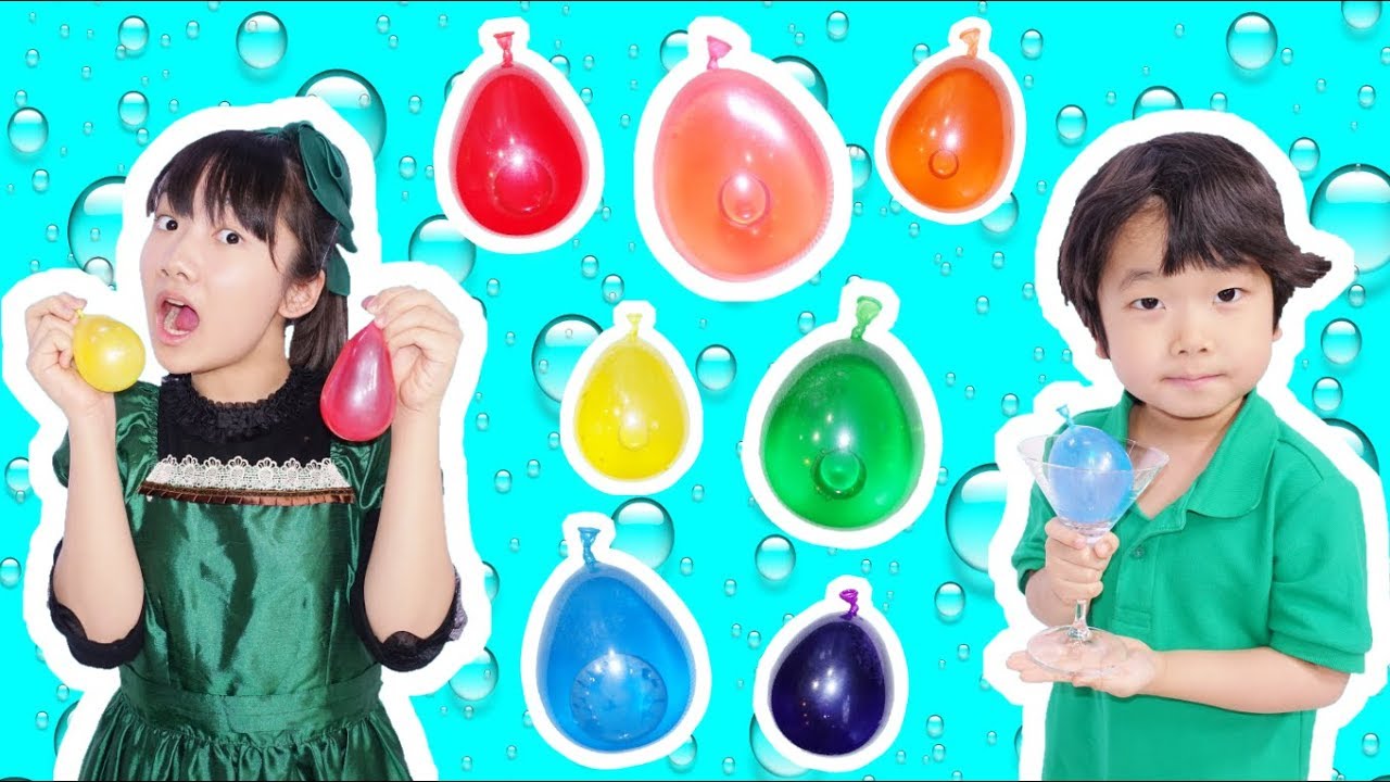 ★食べれる！「７色のレインボー水風船」★Can eat Water balloon★