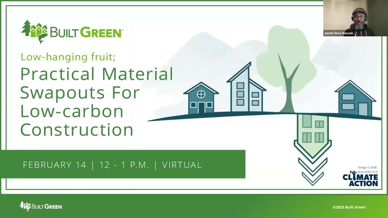 Low-Hanging Fruit: Practical Material Swap-Outs for Low-Carbon Construction