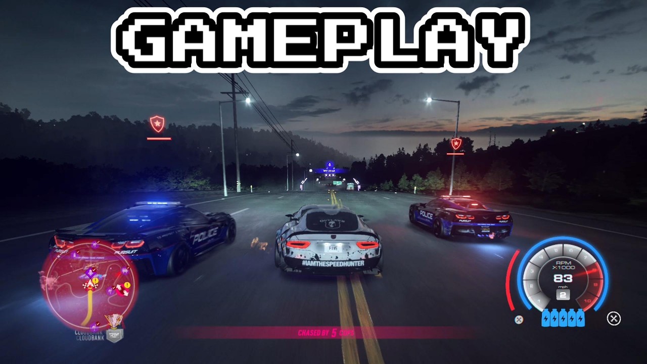 HEAT 5 COPS chase escape with the DODGE VIPER GTS  (NFS HEAT REMIX)