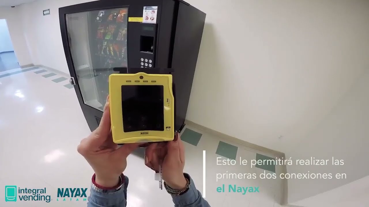 Instalación Nayax Vpos Touch - Vending Machine