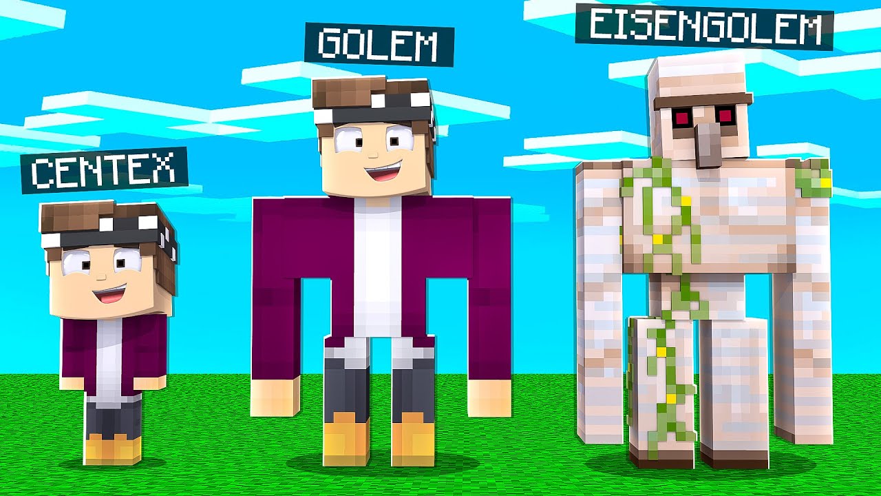 Wie CENTEX zum EISENGOLEM wurde in Minecraft!