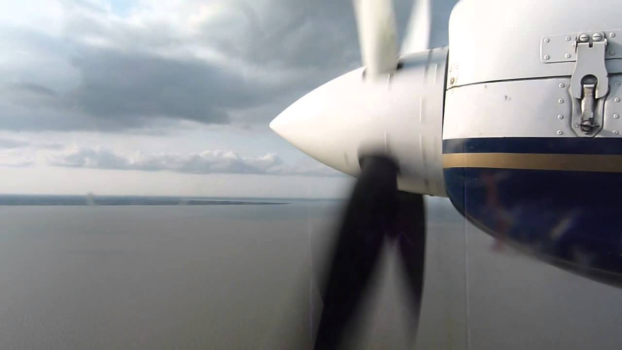 Flight Britten Norman Islander BN2B FLN Juist to Norden
