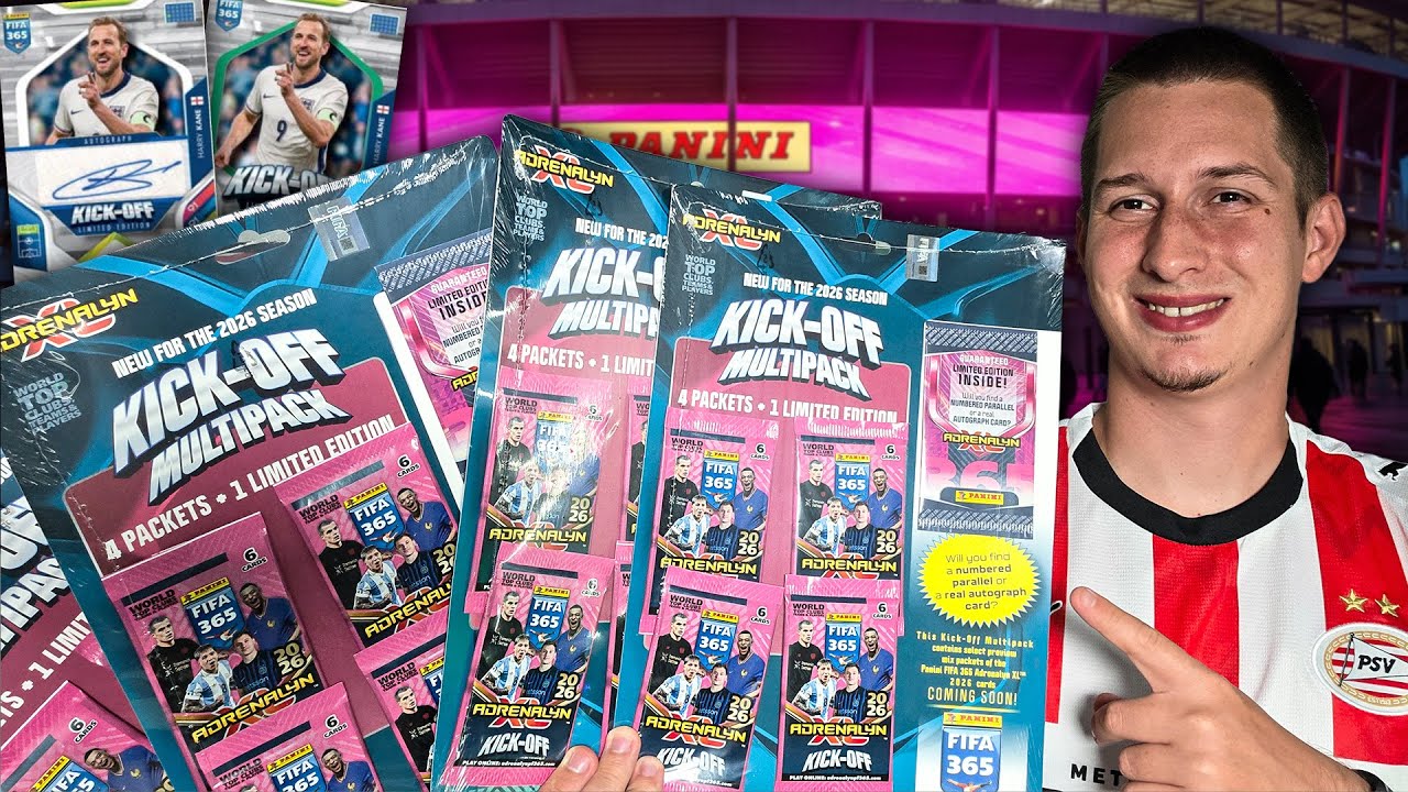 Panini Adrenalyn XL FIFA 365 2026 | Megjelenés előtti Kick-Off Multipack Bontás