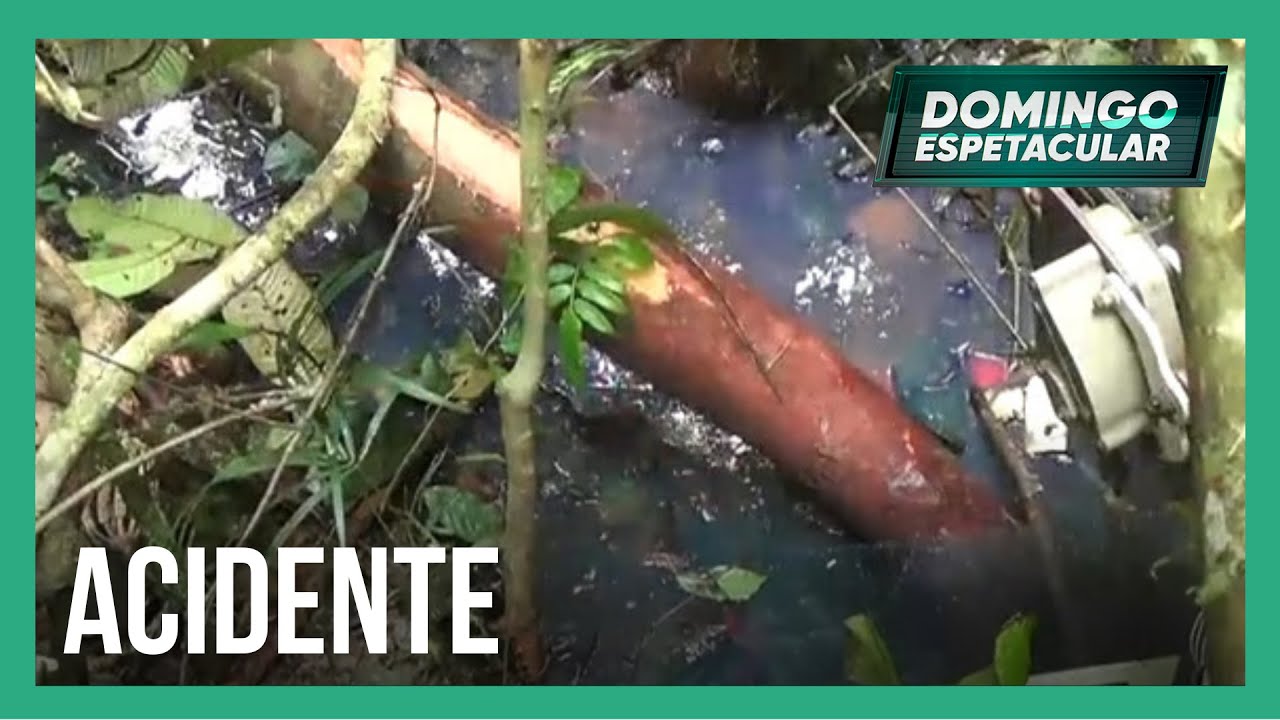 Helicóptero cai na Floresta Amazônica com 7 pessoas e todas sobrevivem