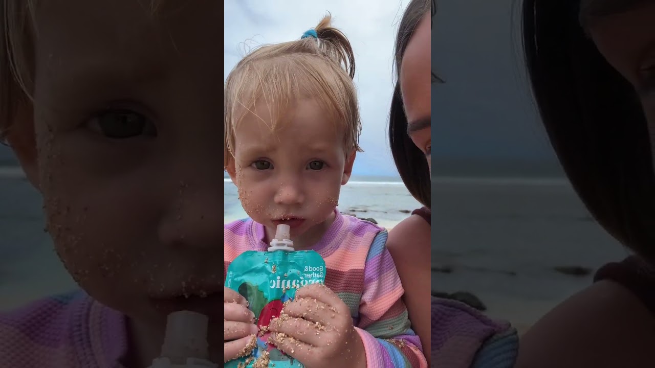 how to stop your baby from eating sand #momlife #beachmom #momhacks