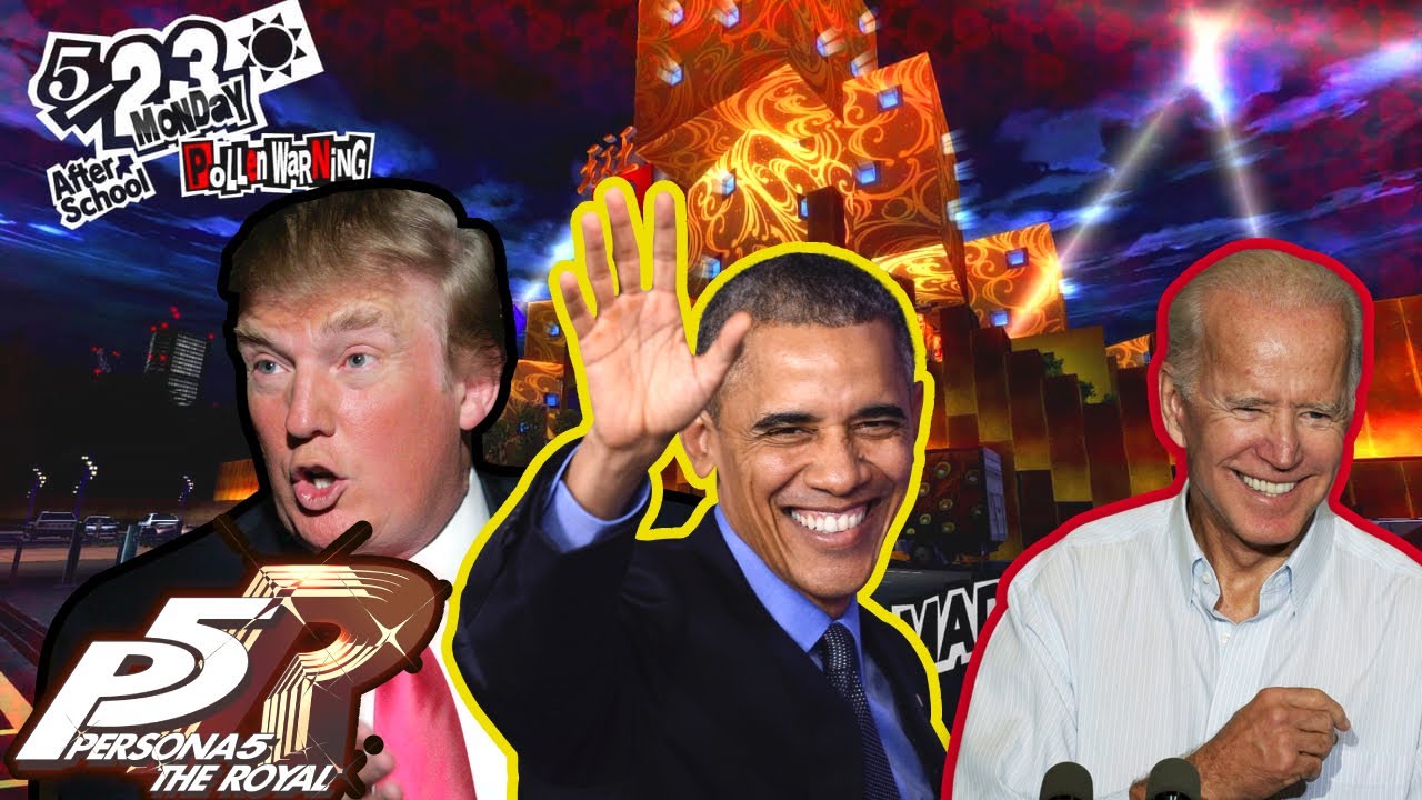 Biden, Obama & Trump Debate Persona 5 Royal Palaces