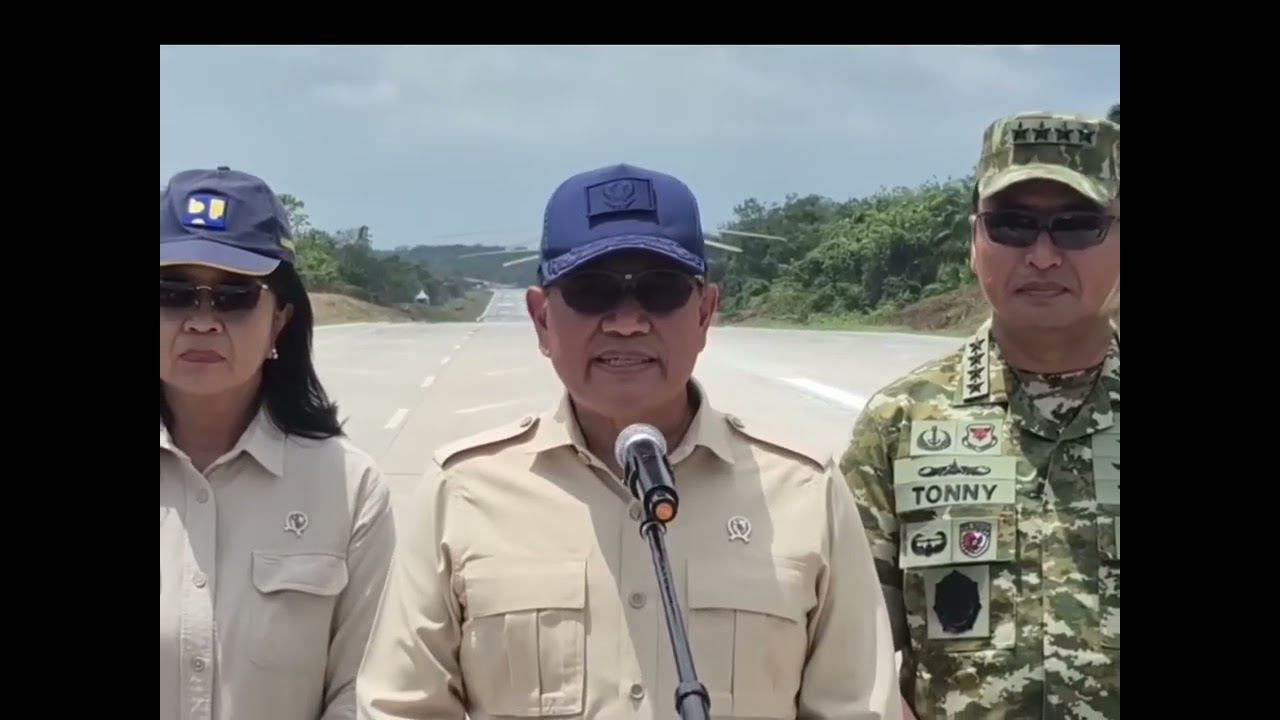 Pendaratan pesawat tempur di tol Sumatera 