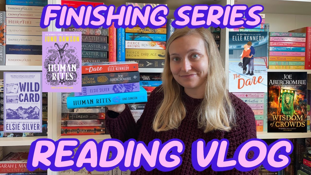 Finishing All the Book Series I'm in the Middle of! *spoiler free reading vlog*