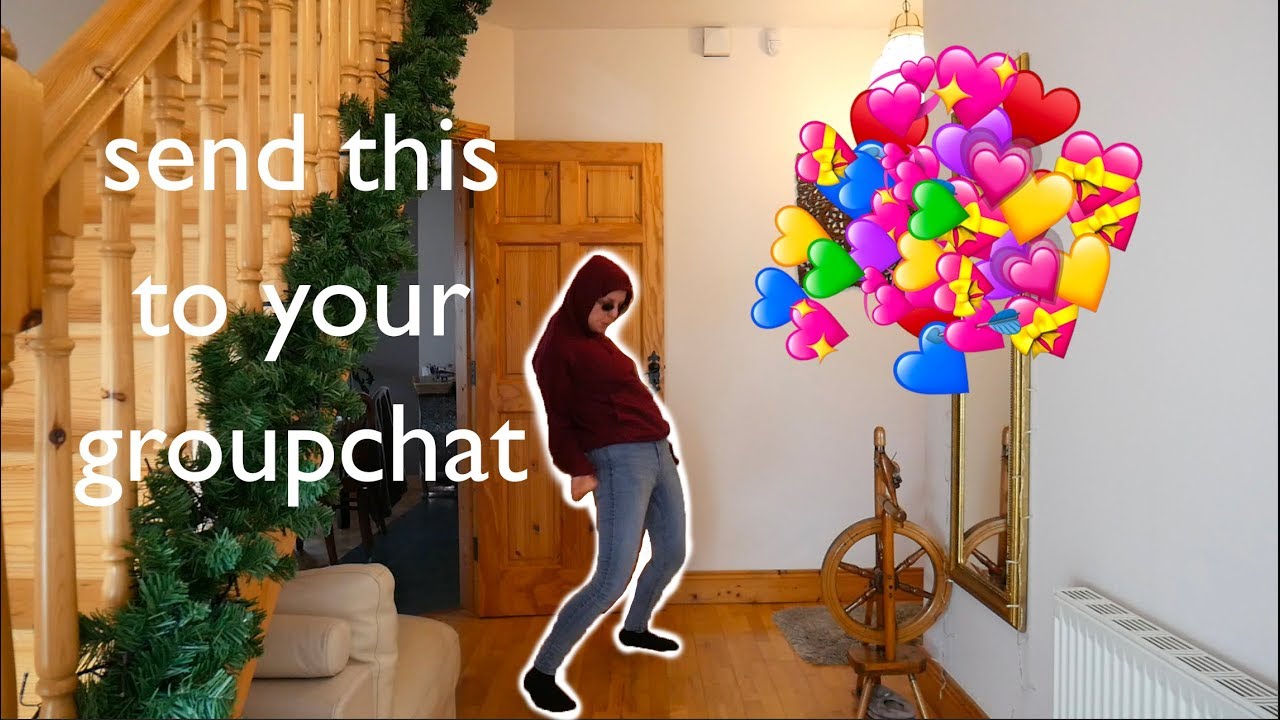 send this to your group chat with no context