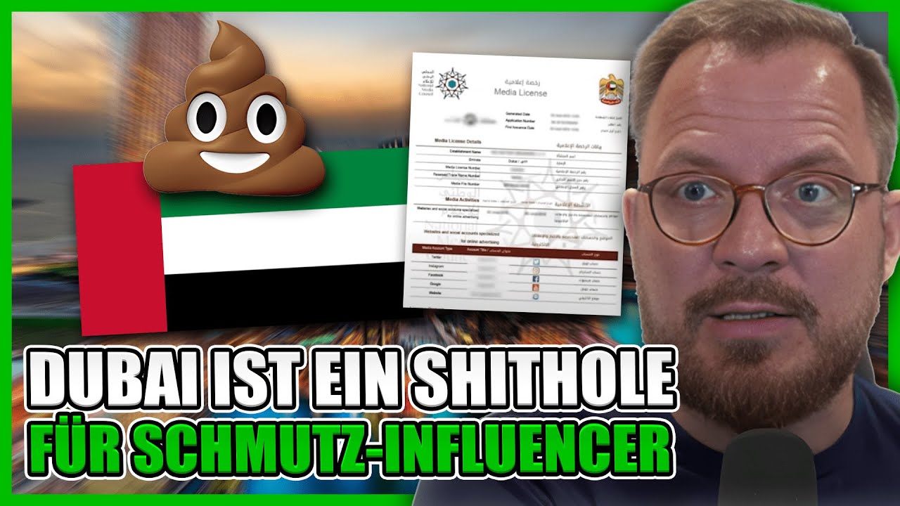 Dubai ist ein Shithole für Schmutz-Influencer
