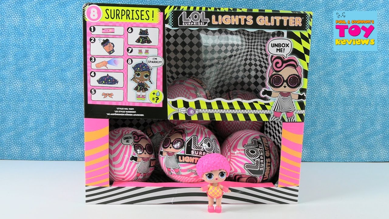 LOL Surprise Lights Glitter Full Case Unboxing #2 Doll Review | PSToyReviews