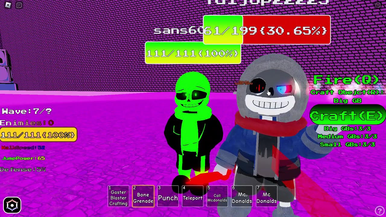 Green sans and Flame eye vs Karmatic Time Trio | Undertale:Double would sans ops