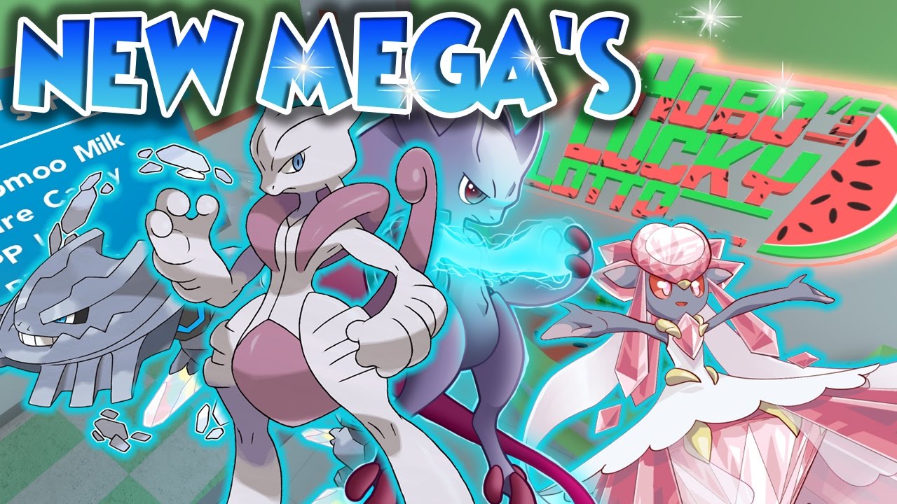 DAILY LOTTO! NEW MEGASTONES - MEWTWO X & Y!! - Roblox Brick Bronze