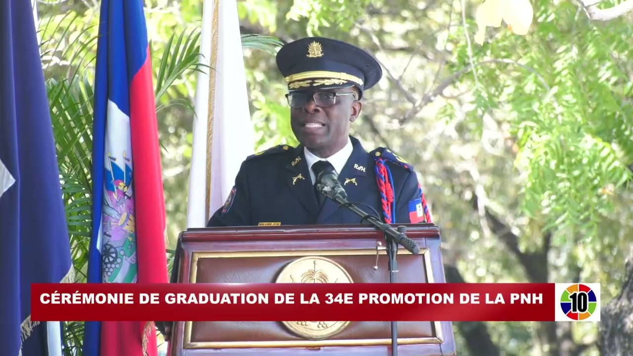 Cérémonie de graduation de la 34e promotion de la PNH
