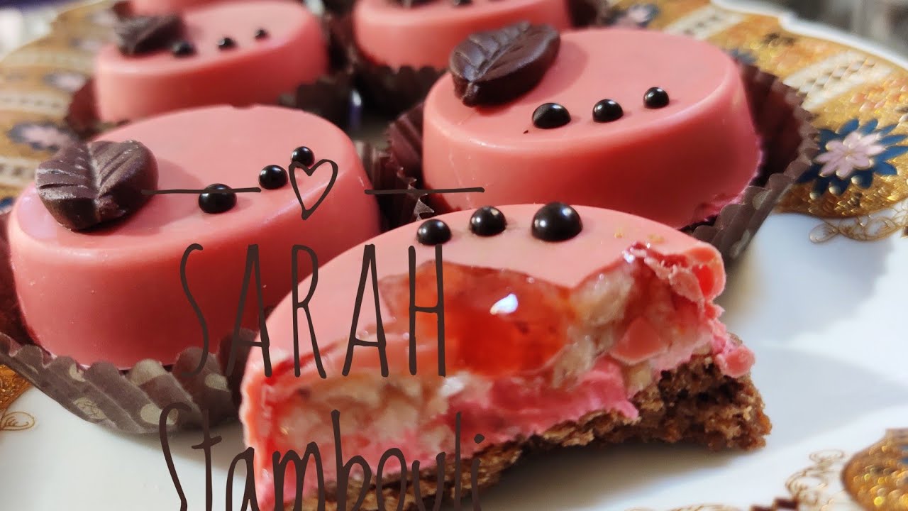 حلوة الفراولة اللذييذة😍😍😍 بثلاث طبقات مختلفة 😋😋😋🇩🇿❤️حصريا على قناتي ☺️