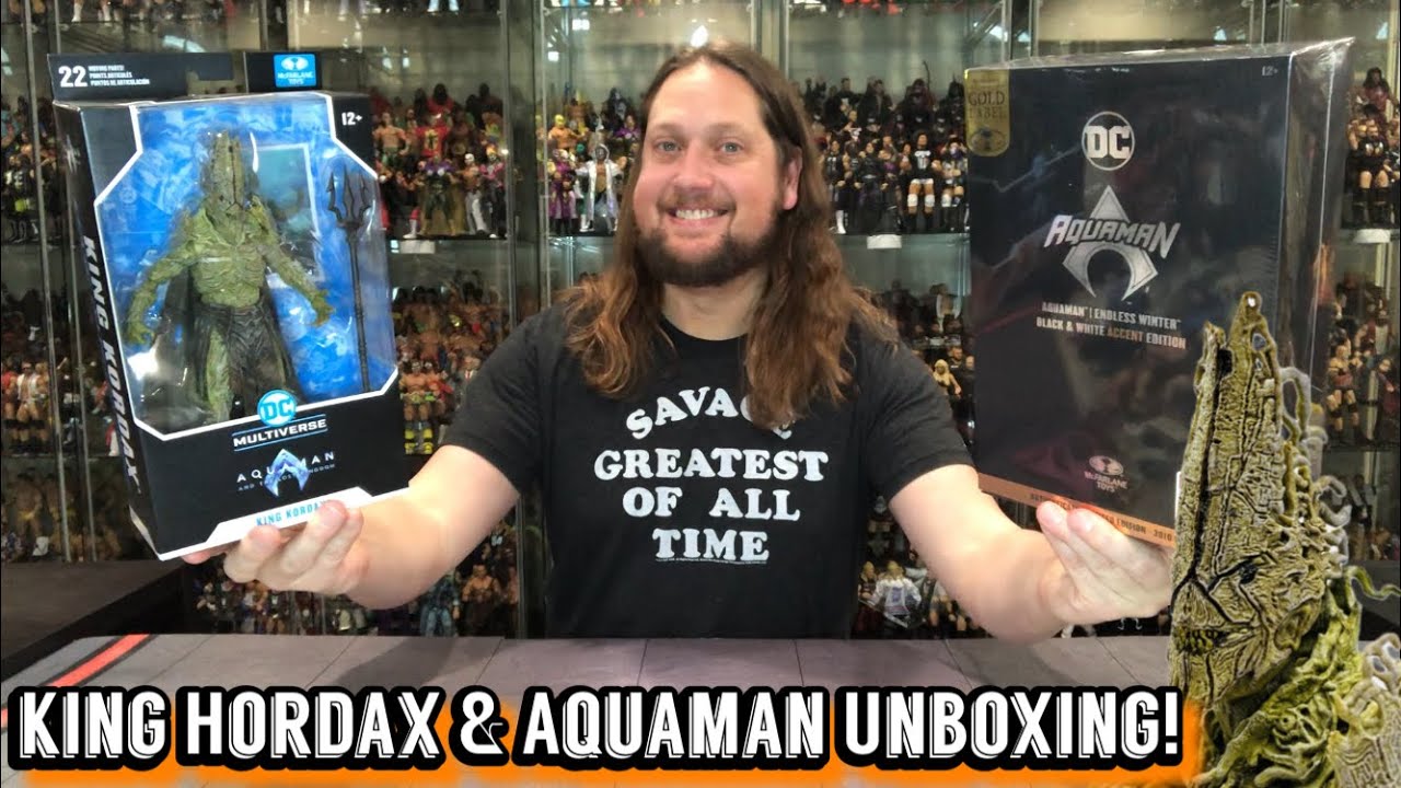 Распаковка и обзор фигурок Короля Хордакса и Аквамена от McFarlane DC (эксклюзив от Big Bad Toy S...