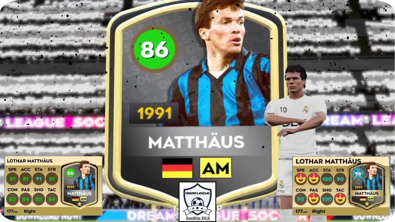 DLS26 | Upgrade Lothar Matthaus 86 | Nâng cấp Lothar Matthaus 86 | Legendary Players_P1 2026 - Acc1😍