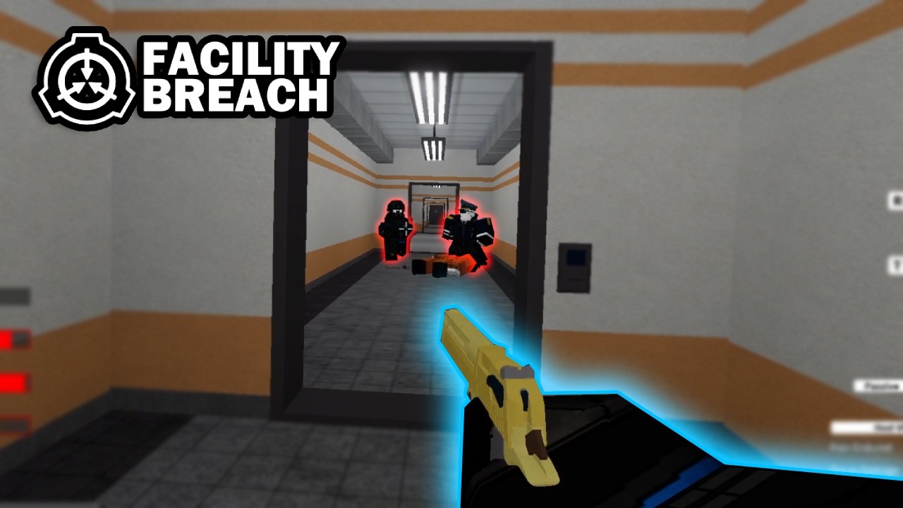 The Golden Deagle - SCP: Facility Breach(Roblox)