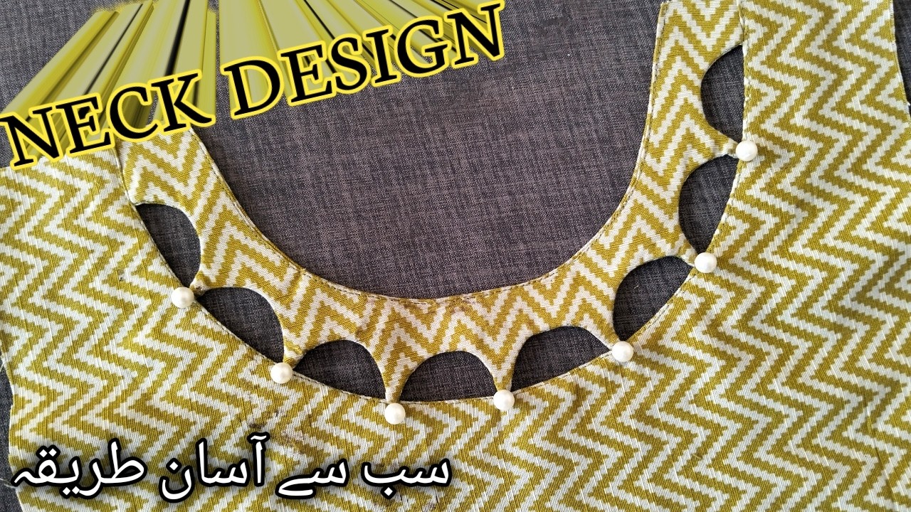 Sew a Beautiful and Elegant Neckline ♥️/ New Cutwork Neck Design Cutting and Stitching