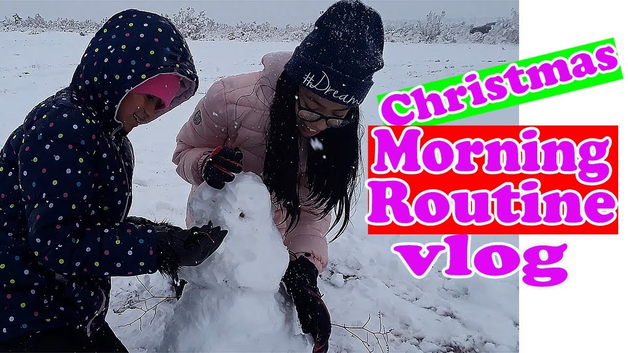My Christmas Morning Routine 2019/My Christmas Morning Vlog.