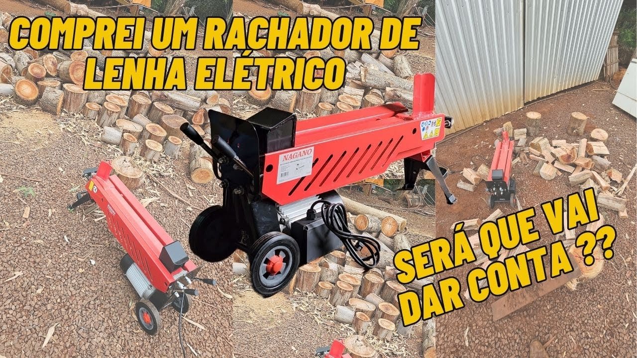 RACHADOR de Lenha EletroHidráulico | Será que funciona ?
