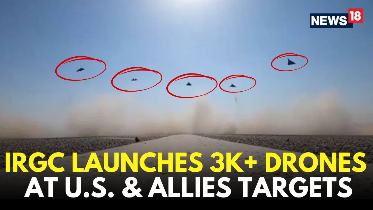 IRGC Launches Over 3,000 Drones Targeting U.S. & Allied Forces | Massive Middle East Attack | N18G
