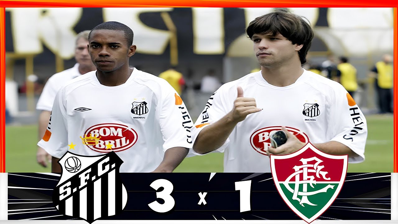 Santos 3x1 Fluminense ●Campeonato Brasileiro 2003★Melhores Momentos★
