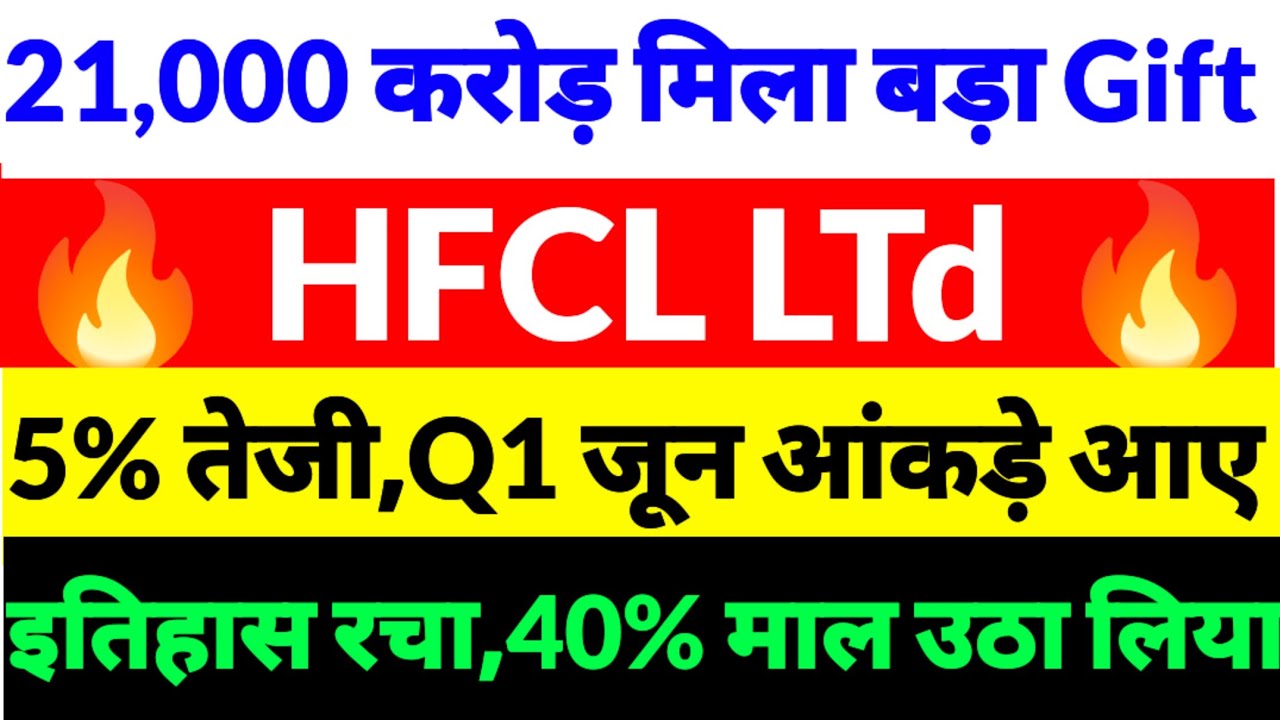 HFCL share latest news,Hfcl share news today,Hfcl share news 2026,Hfcl latest news,Hfcl ltd news