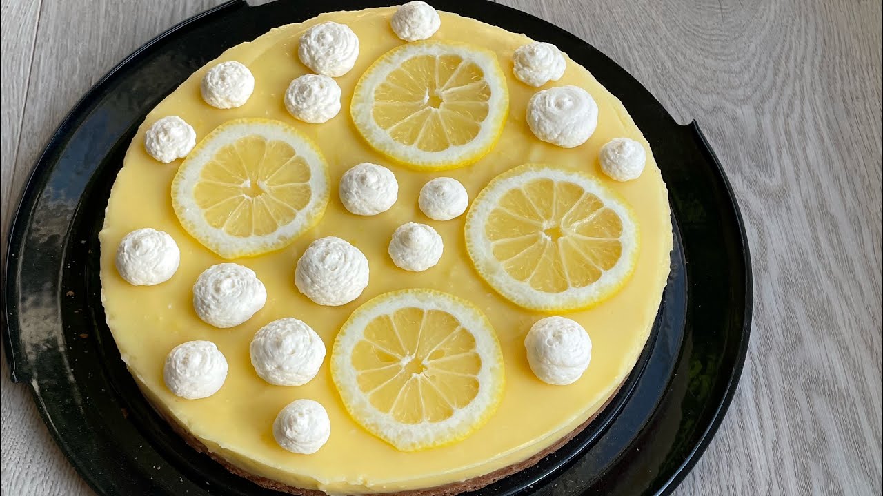 Торт с лимонным кремом 🍋🍋🍋