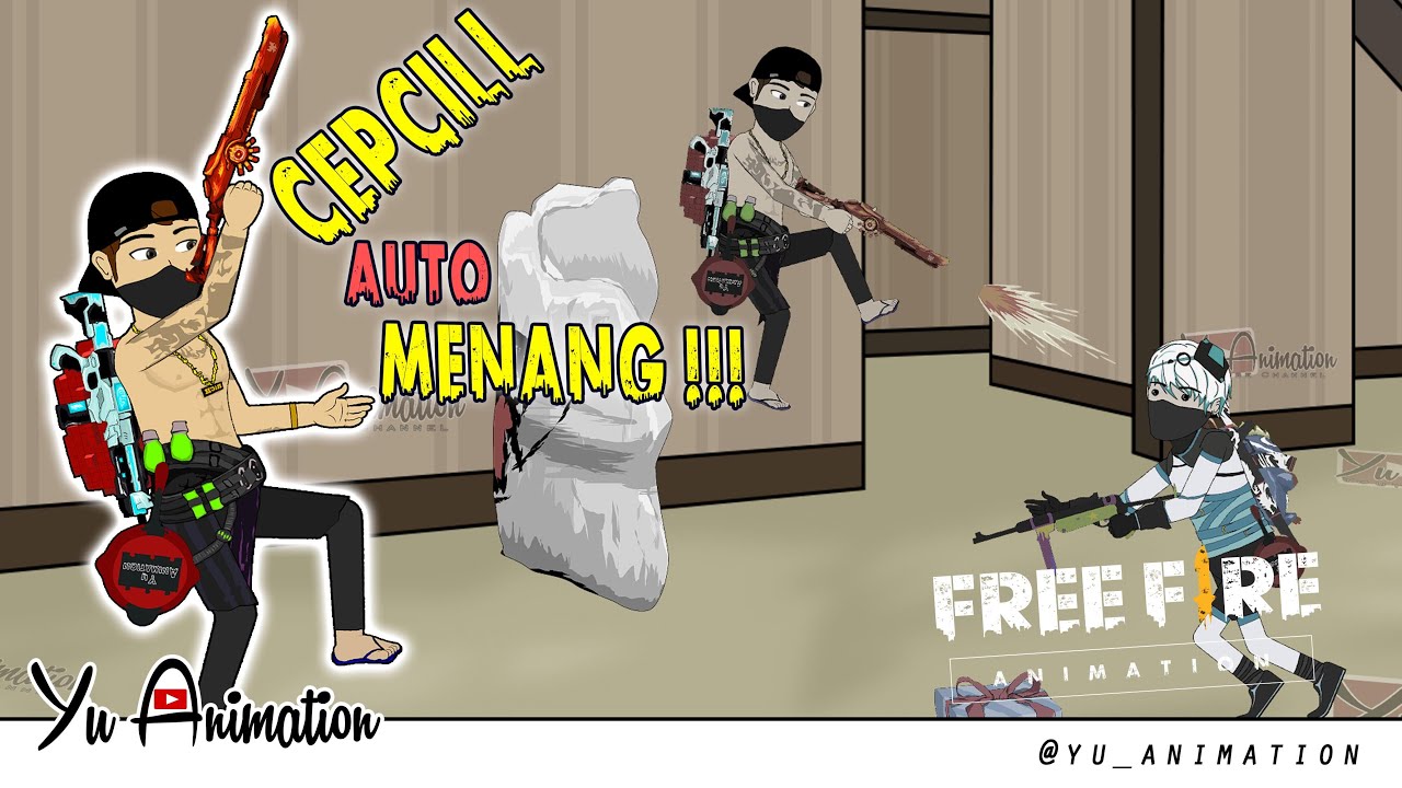 Ketemu Musuh Pinter Gocek @Cepcill Auto Jogetin - Free Fire Animation