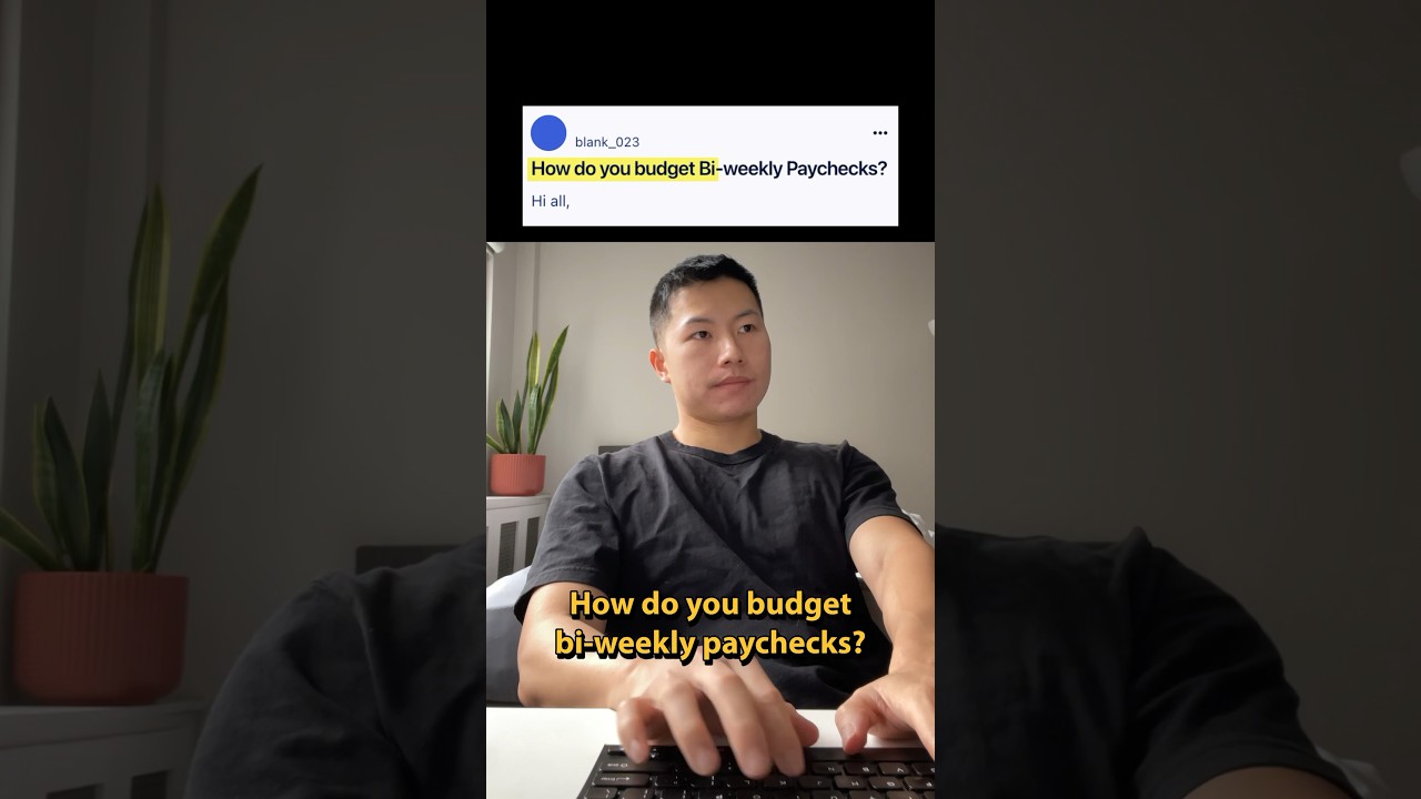Bi-weekly budgeting in a spreadsheet