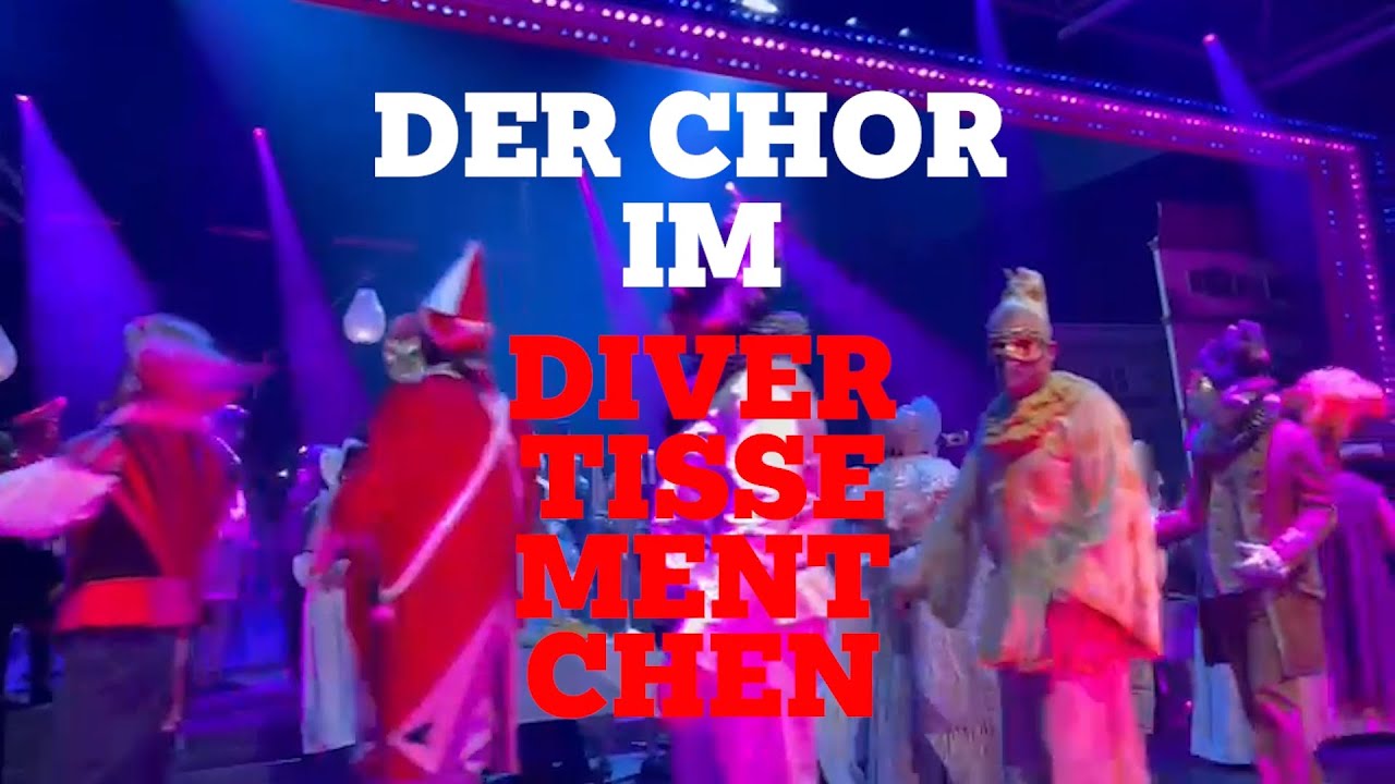 Der Chor im Divertissementchen - Fastelovend zesamme! Divertissementchen 2023 | Das k&ouml;lsche Musical