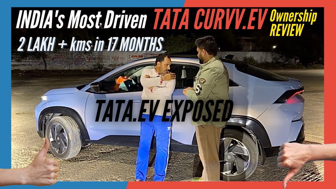 Tata Curvv ev driven 2 Lakh + kms in just 17 months | India&rsquo;s Most Driven Curvv EV? OWNERSHIP REVIEW