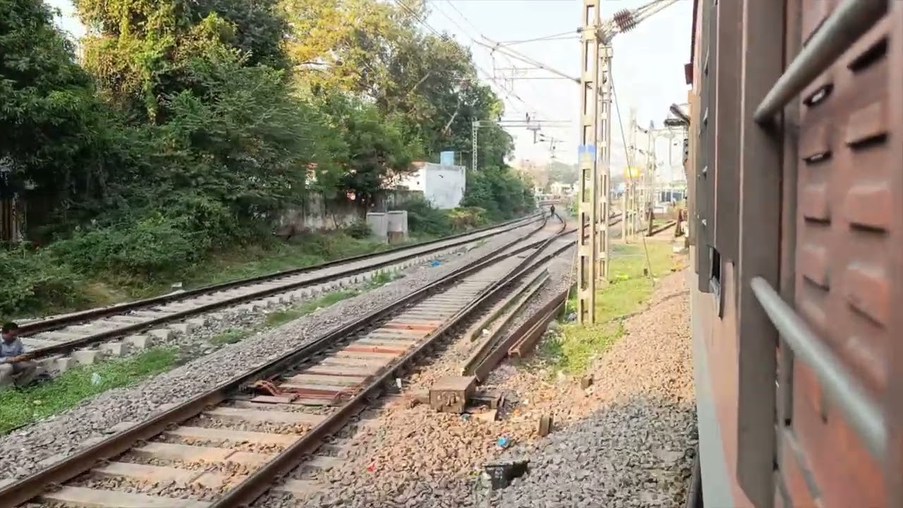 Train Journey | Lucknow Jn. to Lucknow City | Departing Lucknow Choti Line | #train #trainjourney