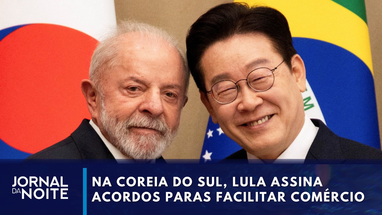 Na Coreia do Sul, presidente Lula assina acordos paras facilitar comércio