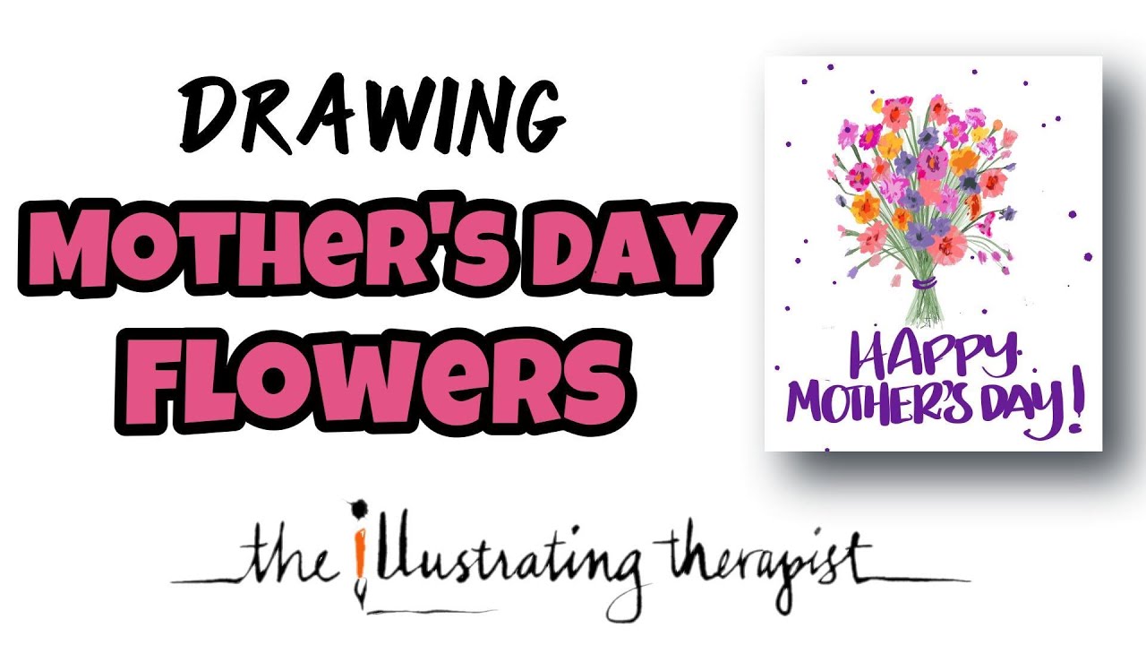 Drawing Mother's Day Flowers with The Illustrating Therapist using Procreate