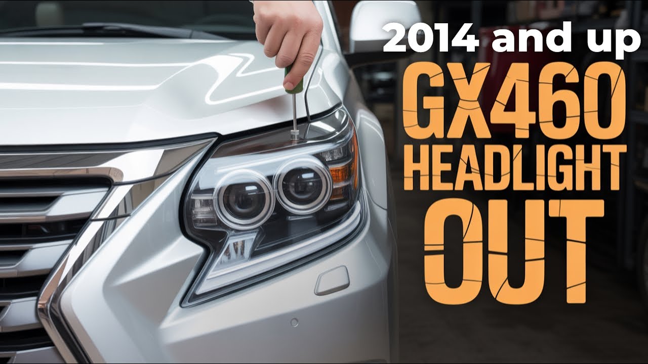 Снятие блока фар Lexus GX460 2014-2019
