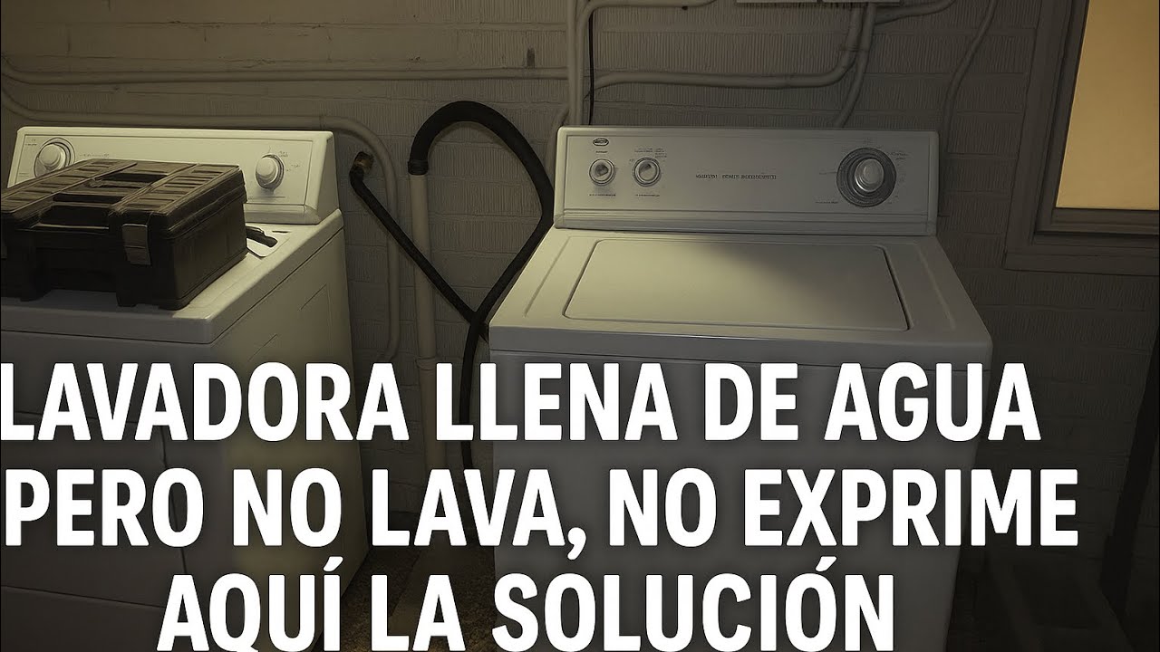 👉 🚨 Lavadora Roper / Whirlpool / Kenmore Llena de Agua Pero No Lava Ni Expríme | Reparación Fácil