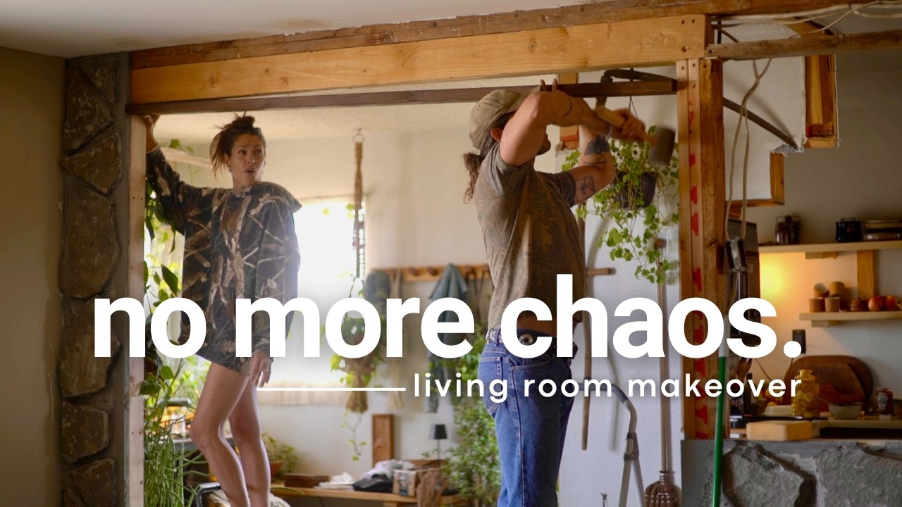 From Exposed Wires to This | Living Room Transformation