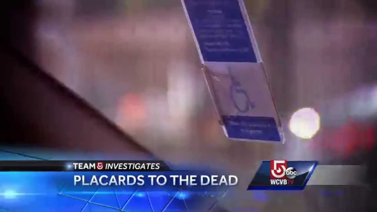 Placards to the dead